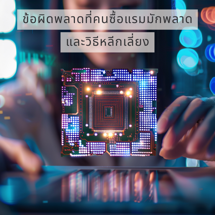 ข้อผิดพลาดที่คนซื้อแรมมักพลาด และวิธีหลีกเลี่ยง